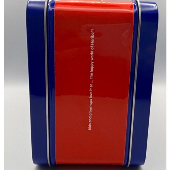 I Love Haribo Blue & Red Metal Tin Lunchbox Decorative Storage Box - Picture 7 of 10